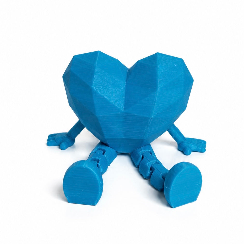 Heart Figure – Blue